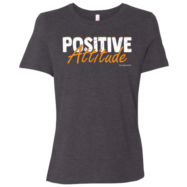 Womens Positive Attitude Tee - Original T-Shirt - Motivational Tee