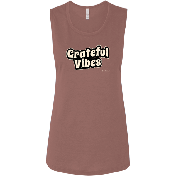 Grateful Vibes Tank - Super Soft Tank - Positive Vibes Top