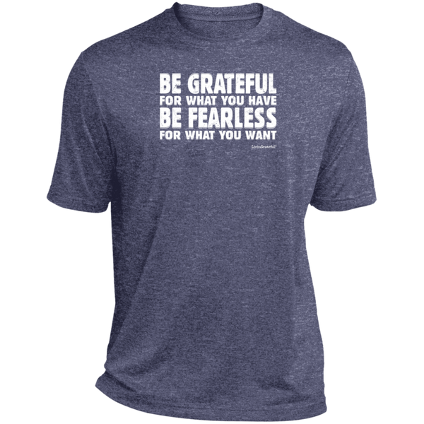Mens fearless tee - Heather relaxed fit - Casual motivational