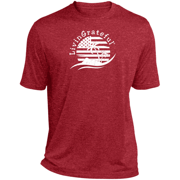 Mens 'Merica Heather Tee - Relaxed Fit - Patriotic Shirt