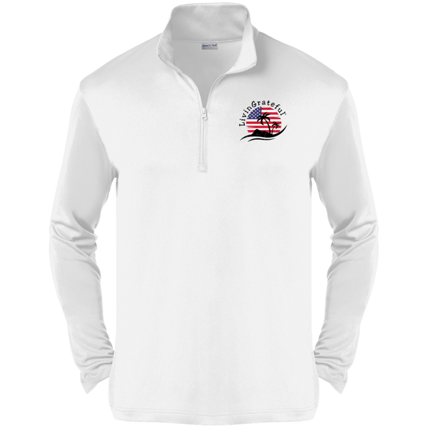 Men's 'Merica Quarter Zip - Patriotic Pullover - Zipper Sweater