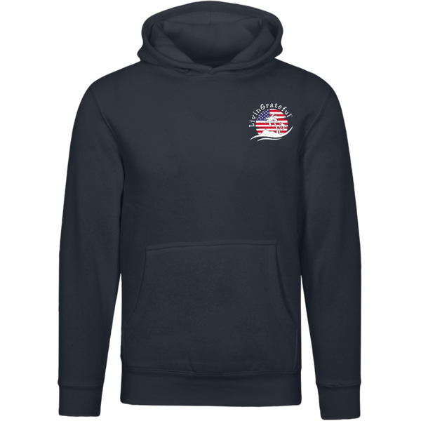 Zip-up hoodie – Bold ’Merica style – Everyday comfort