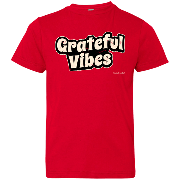Grateful Vibes T - Youth Original Shirt - Kids Positive Tee