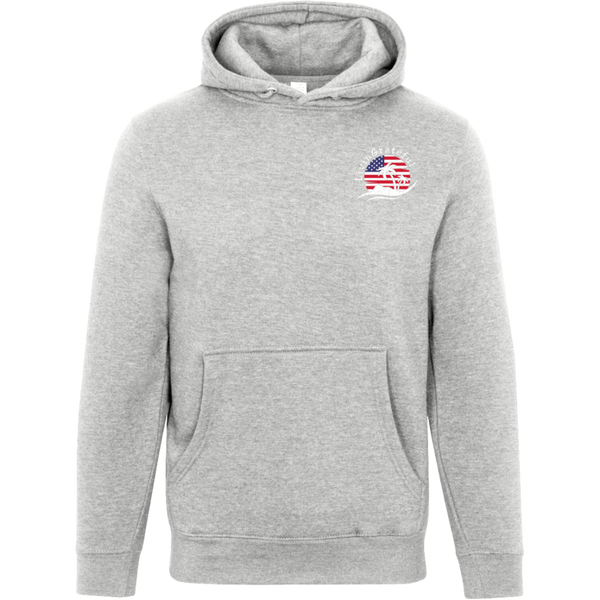 Zip-up hoodie – Bold ’Merica style – Everyday comfort