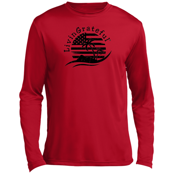 Mens Patriotic Shirt - American Flag Tee - Performance Top