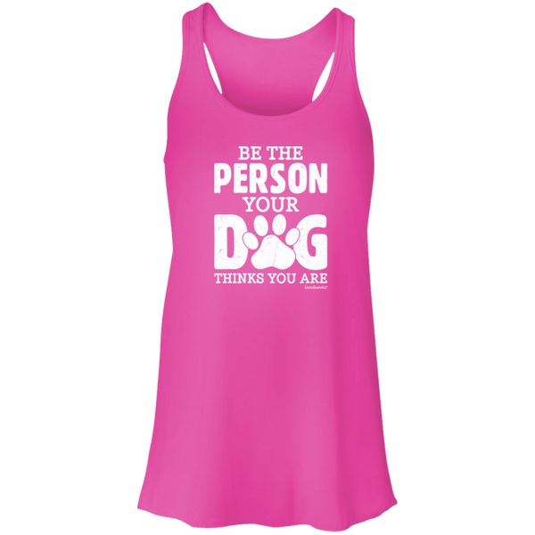 Womens racerback tank – Be that person – Light & breathable