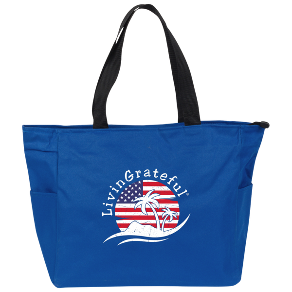 'Merica Tote Bag - Zip It Good - Patriotic Canvas Bag