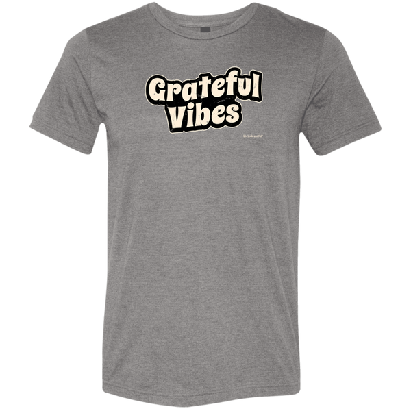 Mens Grateful T-Shirt - Positive Vibes Tee - Motivational Shirt