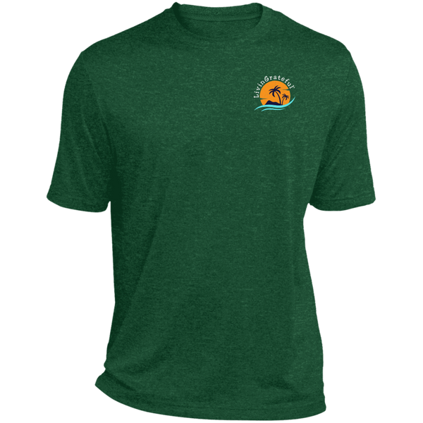 Mens LG Heather Tee - Relaxed Fit - Living Grateful Shirt