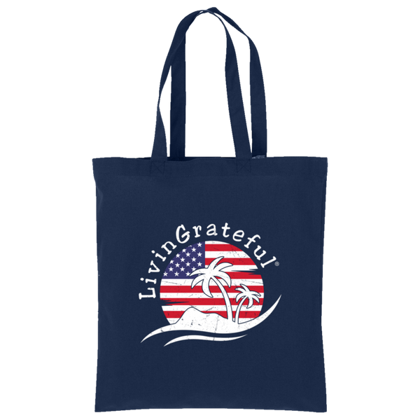 'Merica Tote Bag - Simple Canvas Bag - Patriotic Everyday Tote