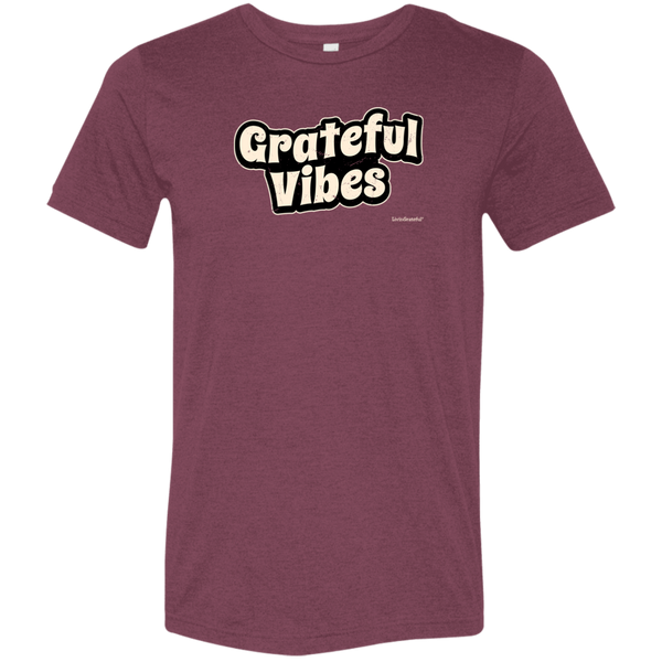 Mens Grateful T-Shirt - Positive Vibes Tee - Motivational Shirt