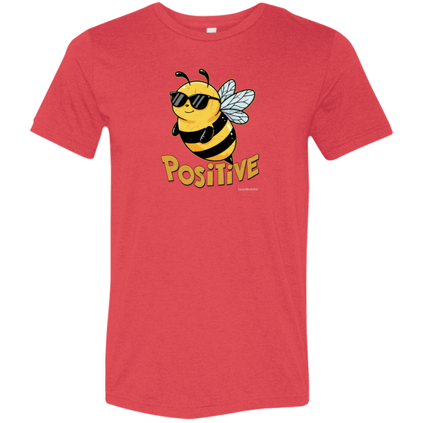 Mens Bee T-Shirt - Positive Vibes Tee - Motivational Shirt