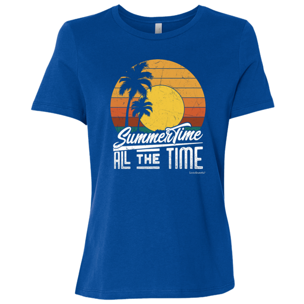 Womens Summertime Tee - Original T-Shirt - Summer Vibes Tee
