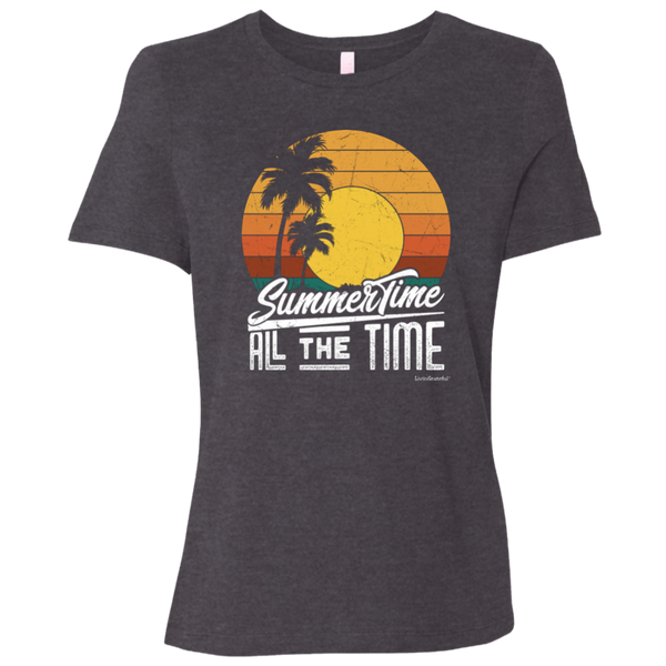 Womens Summertime Tee - Original T-Shirt - Summer Vibes Tee