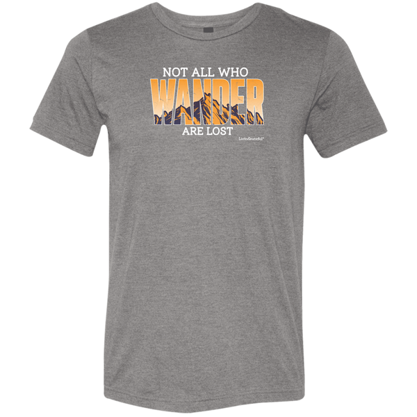 Mens Wander T-Shirt - Adventure Tee - Travel Shirt