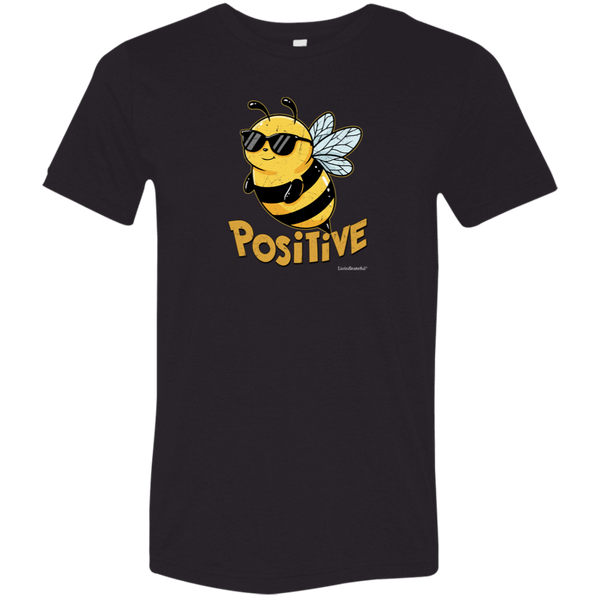 Mens Bee T-Shirt - Positive Vibes Tee - Motivational Shirt