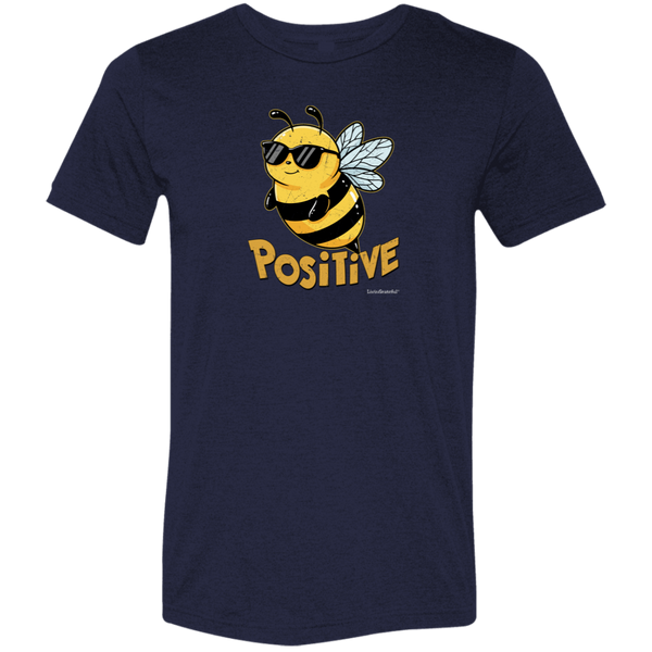 Mens Bee T-Shirt - Positive Vibes Tee - Motivational Shirt