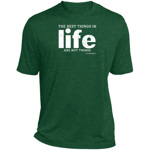 Mens Heather Tee - Best Things Shirt - Relaxed Fit T-Shirt