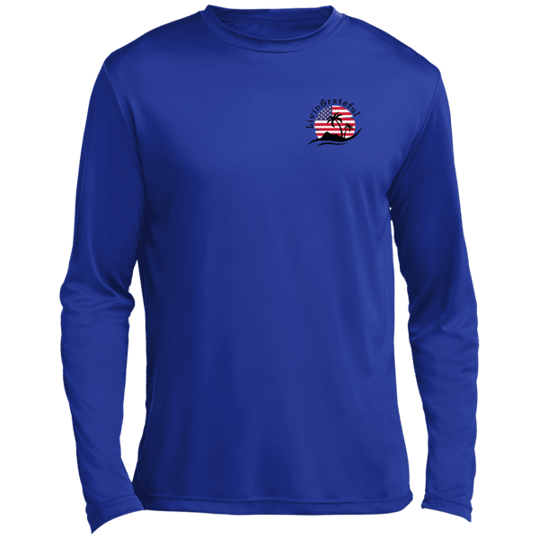 Men's LS Shirt - 'Merica T-Shirt - Performance Tee