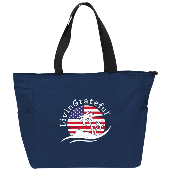 'Merica Tote Bag - Zip It Good - Patriotic Canvas Bag