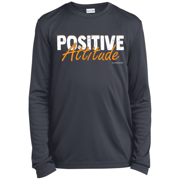 Positive Attitude Youth LS Tee - Performance Long Sleeve - Activewear