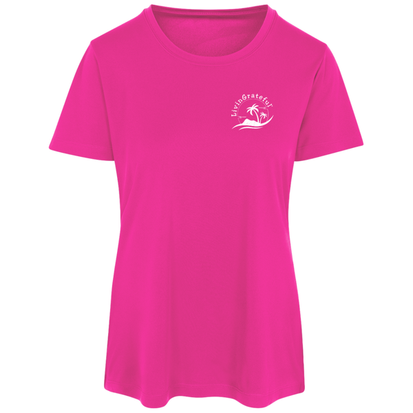 Womens LG Performance Tee - Living Grateful - Activewear Top