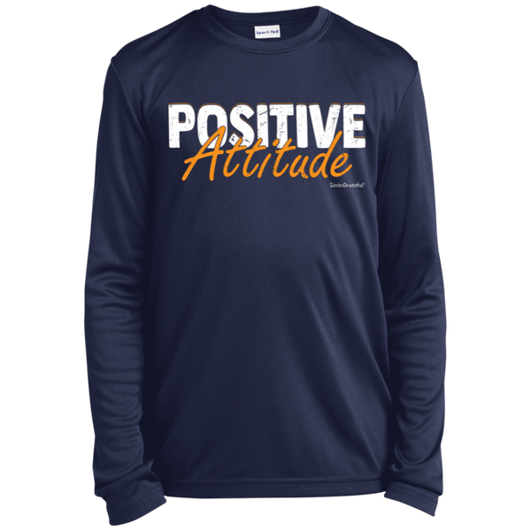 Positive Attitude Youth LS Tee - Performance Long Sleeve - Activewear