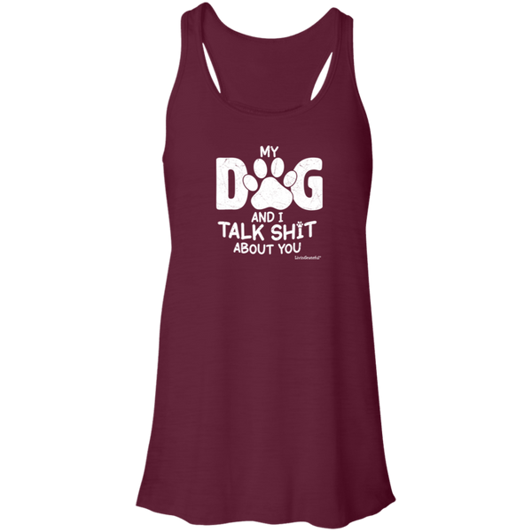 Womens racerback tank – Bold statement – Flowy comfort