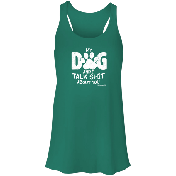 Womens racerback tank – Bold statement – Flowy comfort