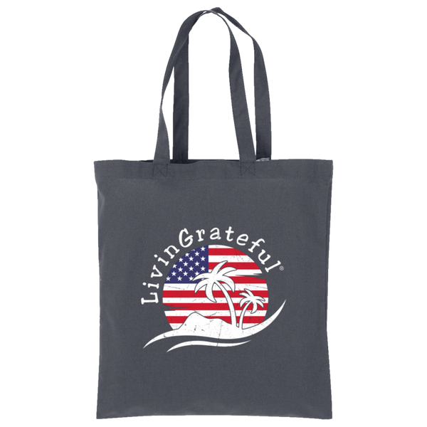 'Merica Tote Bag - Simple Canvas Bag - Patriotic Everyday Tote