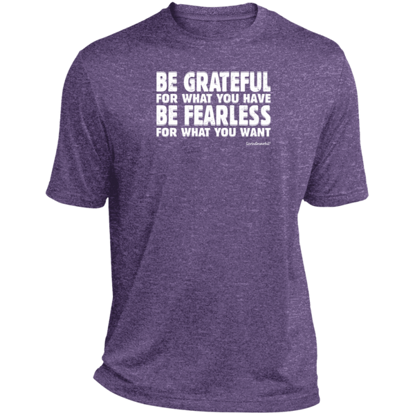 Mens fearless tee - Heather relaxed fit - Casual motivational