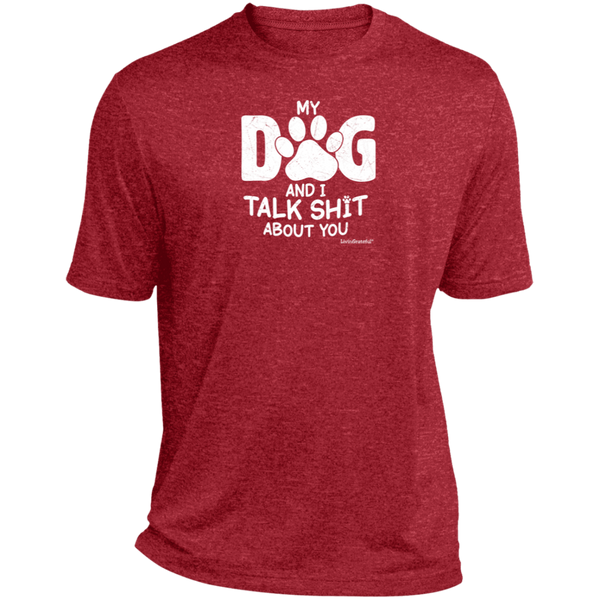 Mens relaxed fit tee – Bold attitude – Heather fabric