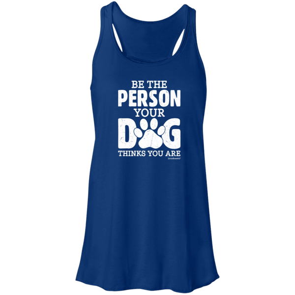 Womens racerback tank – Be that person – Light & breathable