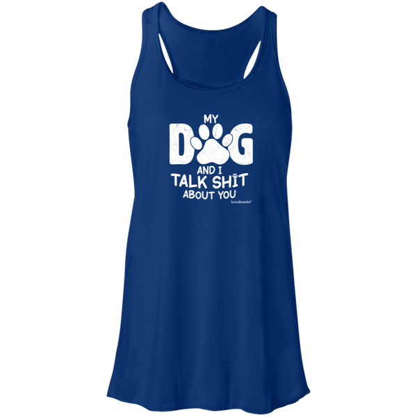 Womens racerback tank – Bold statement – Flowy comfort