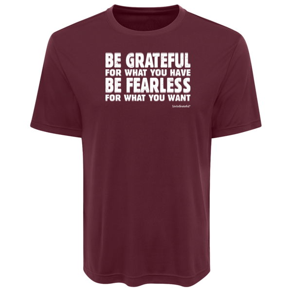 Mens fearless performance tee – Athletic wear – Bold and durable