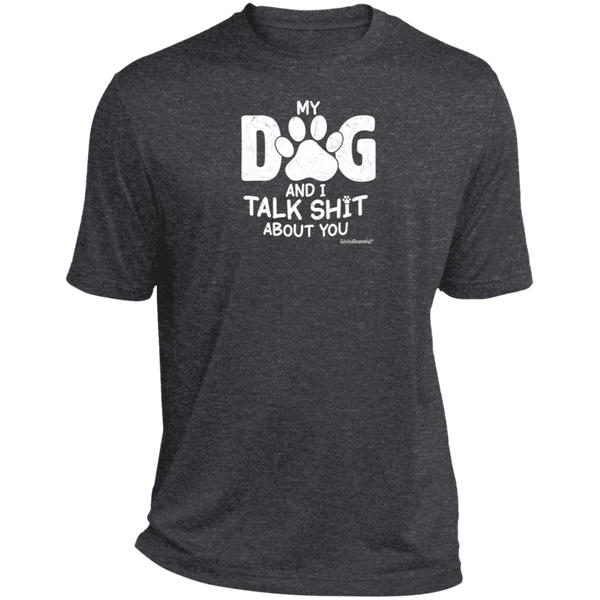 Mens relaxed fit tee – Bold attitude – Heather fabric