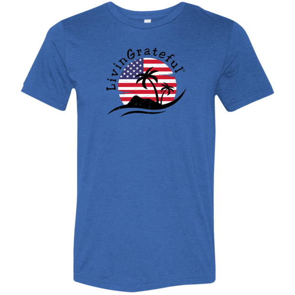 Mens 'Merica T-Shirt - Patriotic Tee - USA Flag Shirt