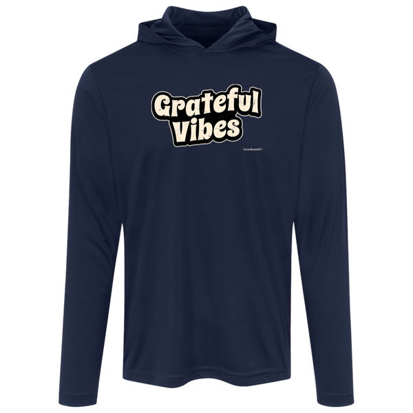 Mens Lightweight Hoodie - Casual Pullover - Grateful Vibes Hoodie