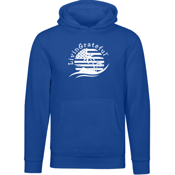 Mens Patriotic Hoodie - American Flag Sweatshirt - USA Pullover