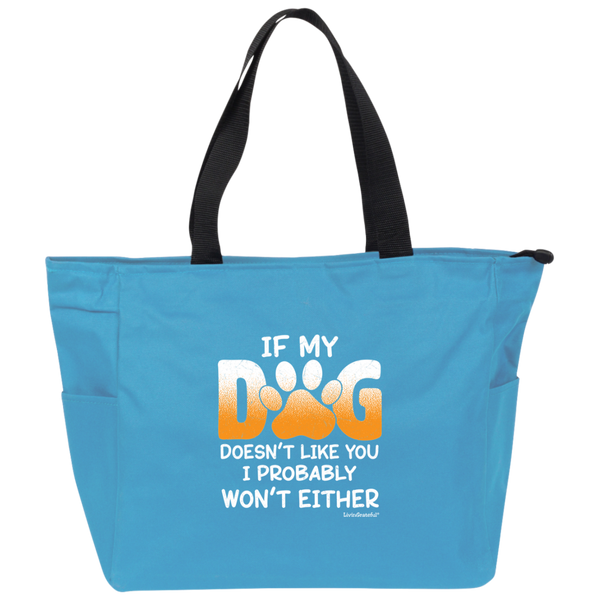Zip It Good Tote - Pup Swag Bag - Playful Dog Lover Tote