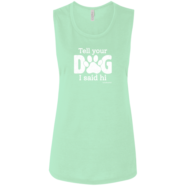 Womens tank top – Dog lover vibe – Super soft fabric