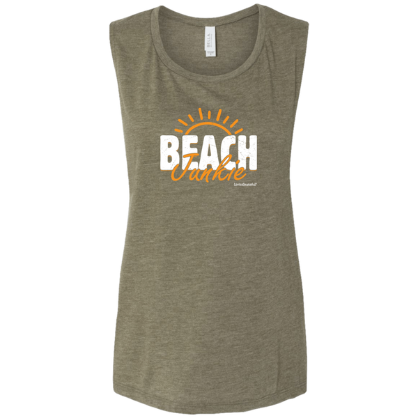 Beach Junkie Tank - Super Soft Tank - Coastal Summer Top