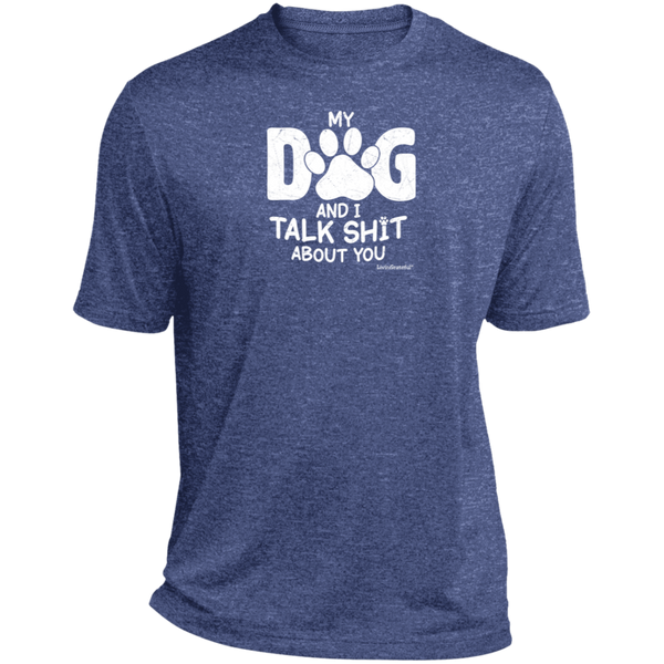 Mens relaxed fit tee – Bold attitude – Heather fabric