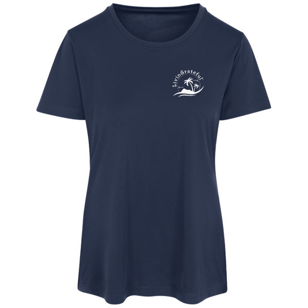 Womens LG Performance Tee - Living Grateful - Activewear Top