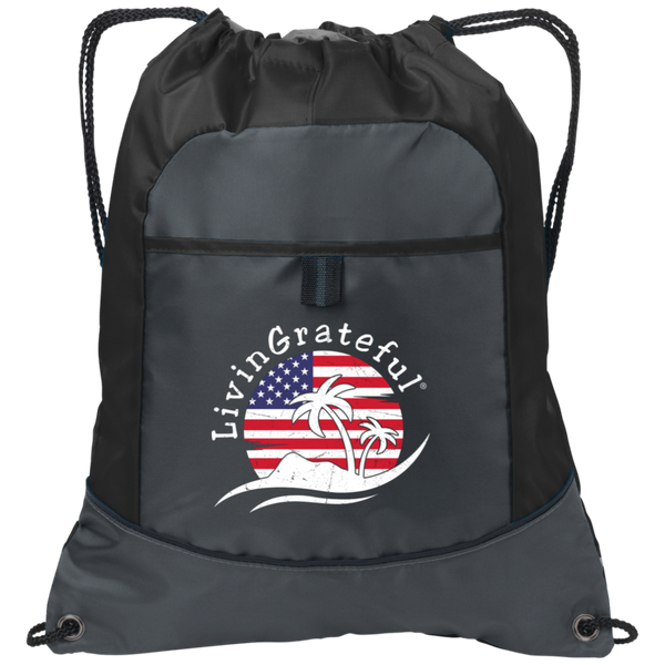 'Merica Cinch Pack - Lightweight Drawstring Bag - Patriotic Pack