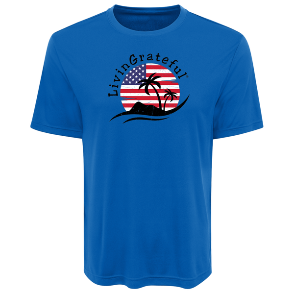 Mens 'Merica Performance Tee - Patriotic - Activewear Tee