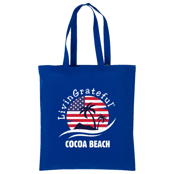 'Merica Tote Bag - Cocoa Beach Tote - Simple Canvas Bag