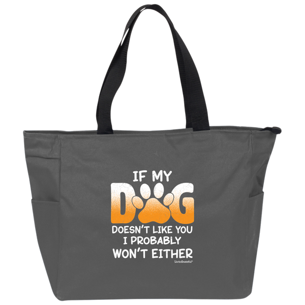 Zip It Good Tote - Pup Swag Bag - Playful Dog Lover Tote