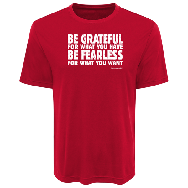Mens fearless performance tee – Athletic wear – Bold and durable