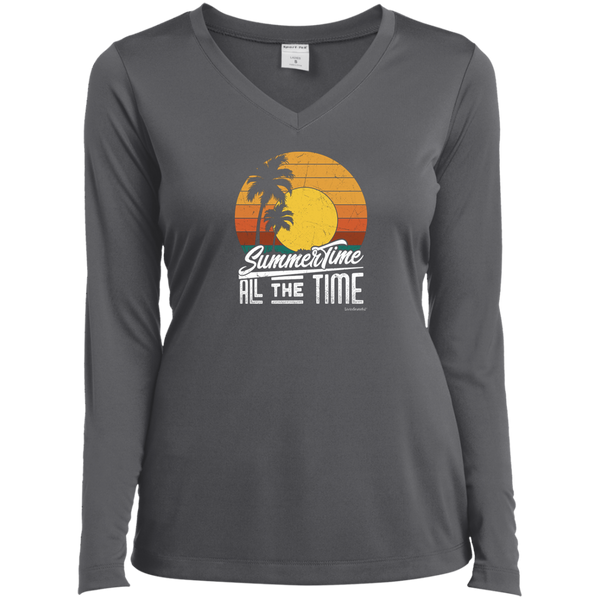 Womens V-neck tee – Summertime performance – Lightweight comfort